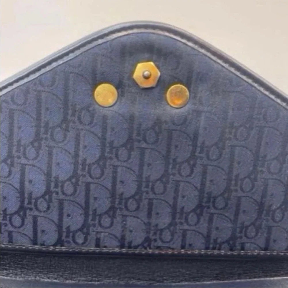 Dior Navy Blue Clutch Bag - Picture 9 of 16